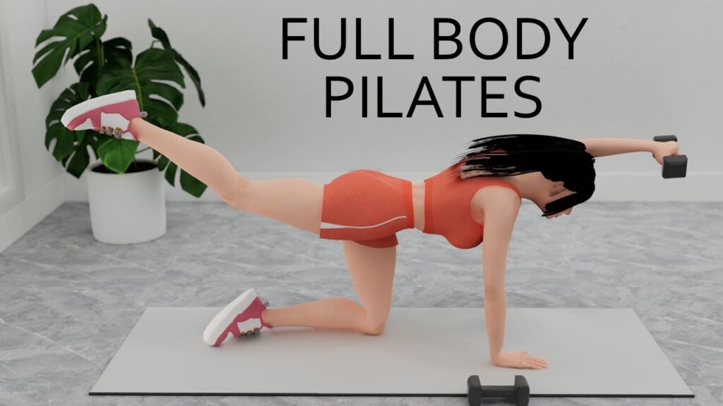 Metafit Workout Routine 【Chloe T】25 MIN FULL BODY PILATES HIIT || At-Home Workout With Weights ...
